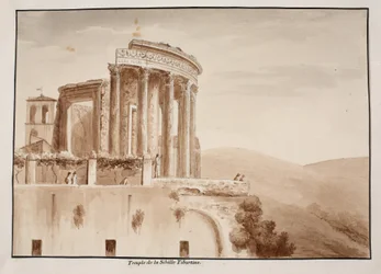 Der Tempel der Tiburtinischen Sibylle, 1833